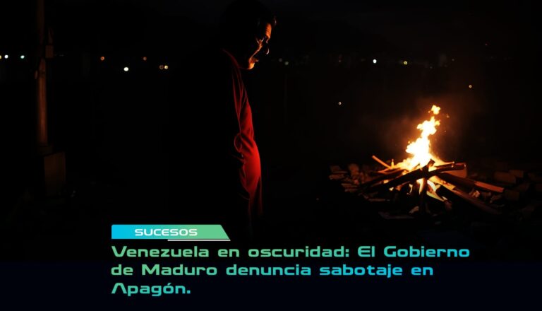 Venezuela en Oscuridad Gobierno de Maduro Denuncia Sabotaje en Apagón